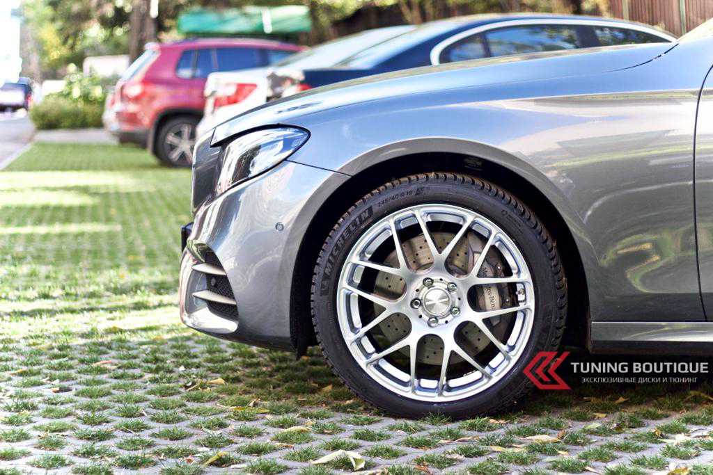 Mercedes E Class на 19" дисках Avant Garde M510 Silver фото 2